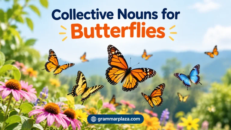 Collective Nouns for Butterflies