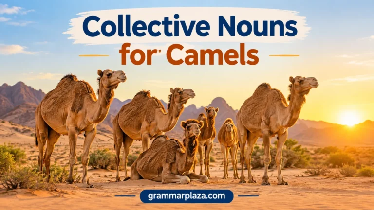 Collective Nouns for Camels