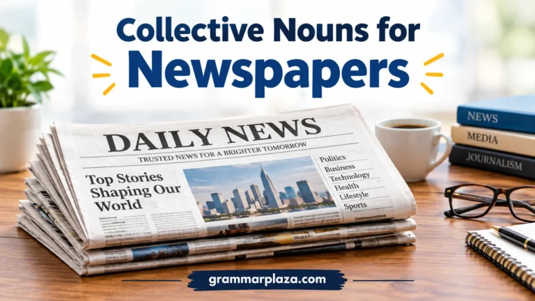 Collective Nouns for Newspapers