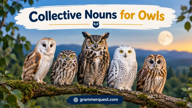 Collective Nouns for Owls
