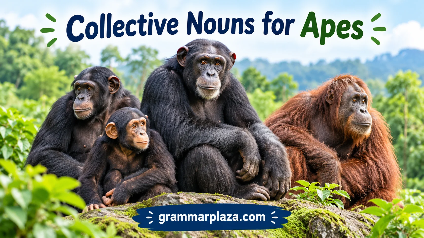 Collective Nouns for Apes
