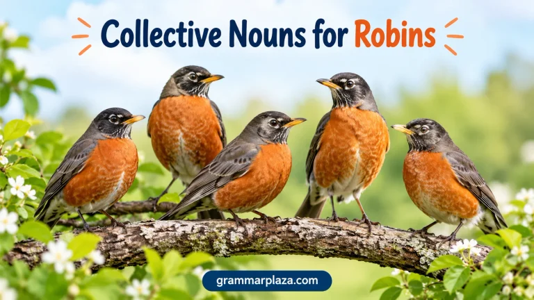 Collective Nouns for Robins
